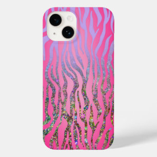 Funda Para iPhone 14 De Case-Mate Medio Brillo Impresión Tigre Rosa
