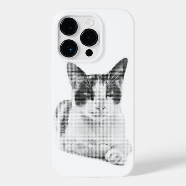 Funda De Case-Mate Para iPhone Medio tono calicó retro (Reverso )