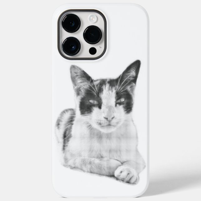 Funda De Case-Mate Para iPhone Medio tono calicó retro (Reverso )