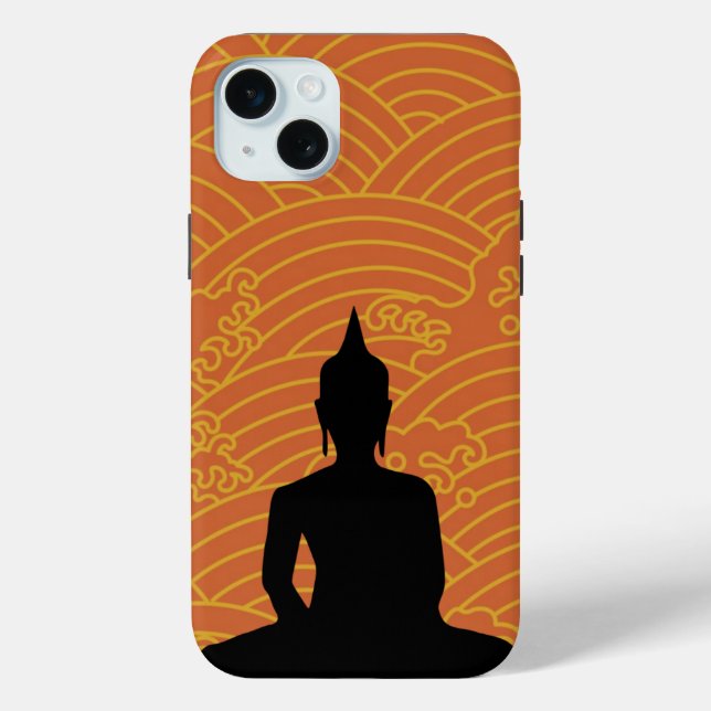 Funda De Case-Mate Para iPhone Meditar al Buda (Reverso )