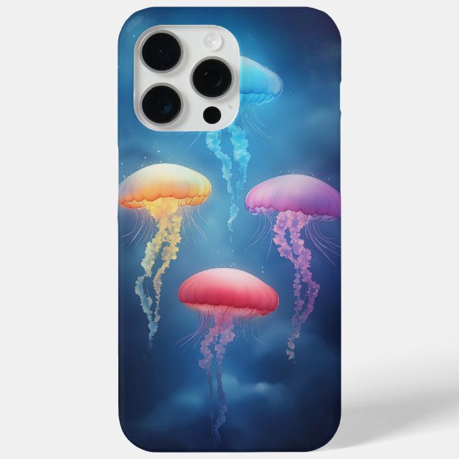 Funda De Case-Mate Para iPhone Medusas Coloridas Bailarinas (Reverso )