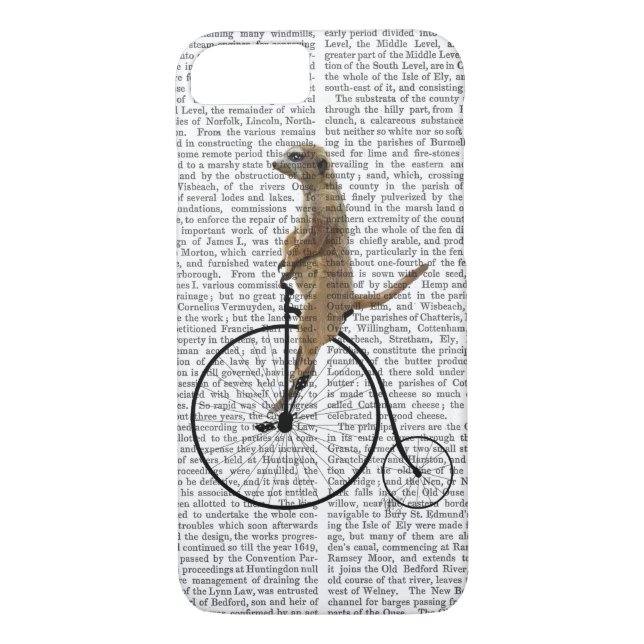 Funda De Case-Mate Para iPhone Meerkat en Black Penny Farthing (Reverso)