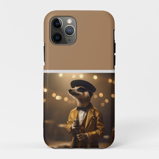 Funda De Case-Mate Para iPhone "Meerkat Moonlight: Serenade de un forense" (Reverso)