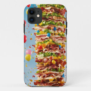 Funda Para iPhone 11 mega tamaño Burger design apple iphone case