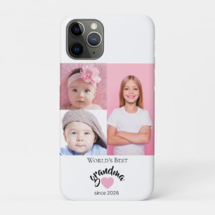 Funda Para iPhone 11 Pro Mejor Abuela del Mundo desde el Año 3 Foto Bonita 