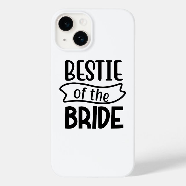 Funda De Case-Mate Para iPhone Mejor amiga de la novia (Reverso )