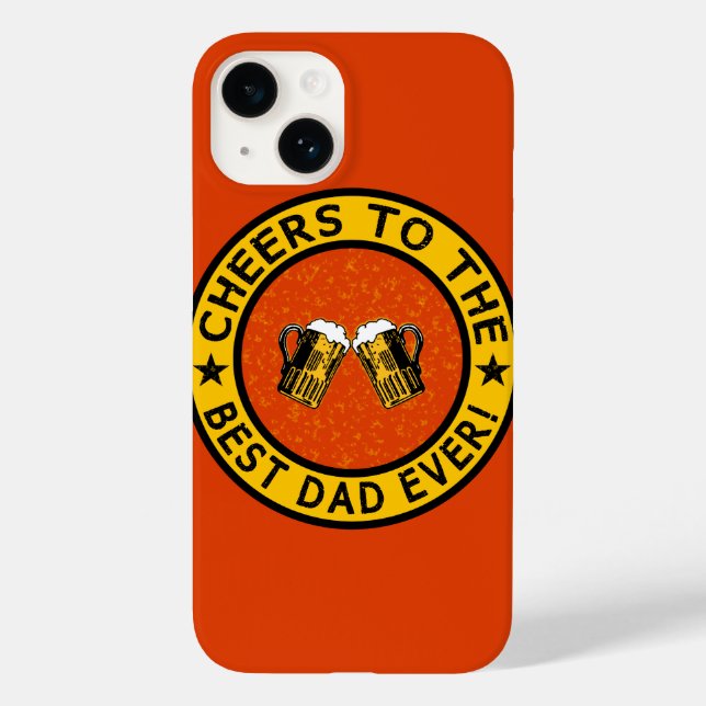 Funda De Case-Mate Para iPhone MEJOR estuche para iPhone DAD EVER personalizado (Reverso )