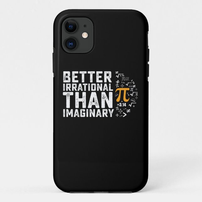 Funda De Case-Mate Para iPhone Mejor Irracional Que La Matemática Imaginaria Del  (Reverso)