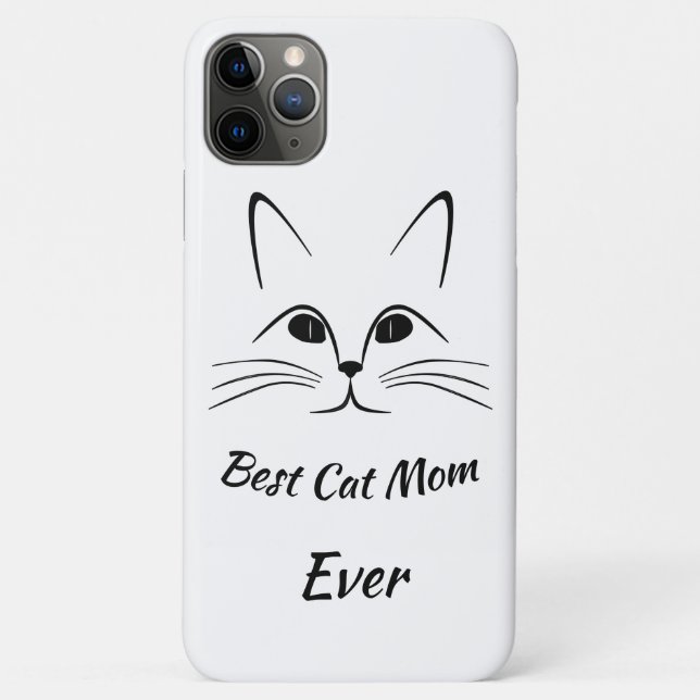 Funda De Case-Mate Para iPhone Mejor Madre De Gato (Reverso)