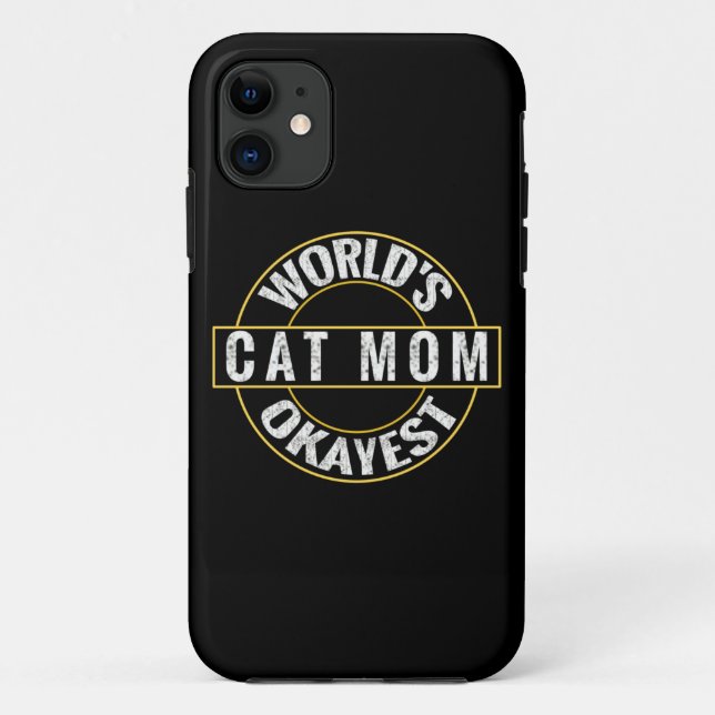 Funda De Case-Mate Para iPhone Mejor Mamá De Gato (Reverso)
