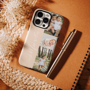 Funda Para iPhone 13 Pro Mejor Mamá del Mundo Script Día de la Madre Collag