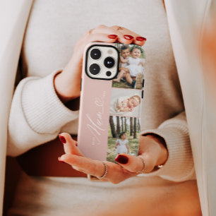 Funda Para iPhone 13 Pro Mejor Mamá guiar el Collage de fotos del Día de la