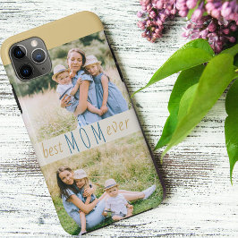 Funda Para iPhone 11 Pro Max Mejor Mamá Nunca 2 Foto Moderna