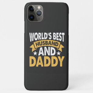 Funda Para iPhone 11 Pro Max mejor marido y papá del mundo