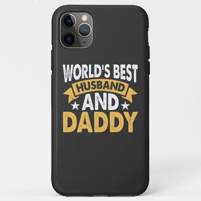 Funda De Case-Mate Para iPhone mejor marido y papá del mundo (Reverso)
