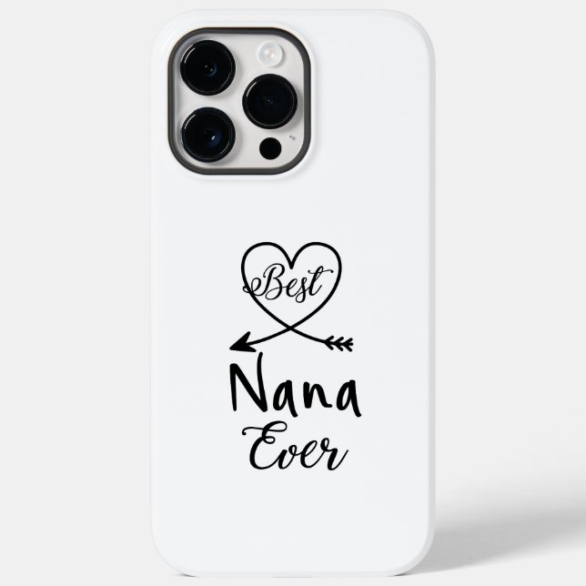 Funda De Case-Mate Para iPhone Mejor Nana Ever (Reverso )