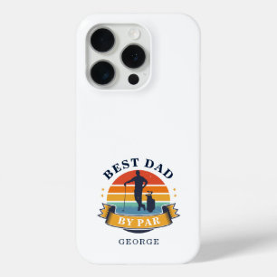 Funda Para iPhone 15 Pro Mejor Papá de Golf Por Par Personalizado Día del P