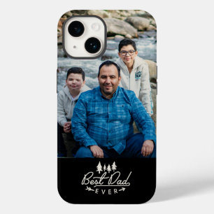 Funda Para iPhone 14 De Case-Mate Mejor Papá del Mundo Aventura de Madera Foto Perso