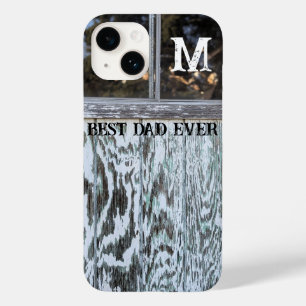 Funda Para iPhone 14 De Case-Mate Mejor Papá del Mundo Rústico Apretado Madera Agreg
