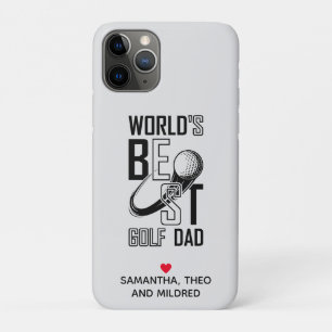 Funda Para iPhone 11 Pro Mejor Papá Golf del Mundo - Un regalo divertido y 