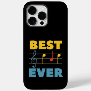 Funda Para iPhone 14 Pro Max De Case-Mate Mejor Papá Nunca Música Notas Treble Clef Colorful