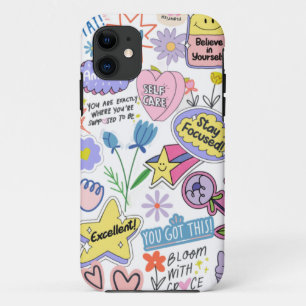 Funda Para iPhone 11 Mejor presupuesto amarillo y rosa para iPhone / iP