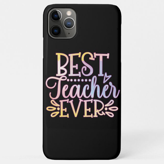 Funda De Case-Mate Para iPhone Mejor Profesor de Todos los Tiempos (Reverso)