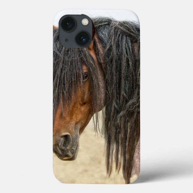 Funda De Case-Mate Para iPhone Melena del caballo (Reverso)