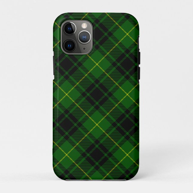 Funda De Case-Mate Para iPhone Melocotonería tartan de MacArthur (Reverso)