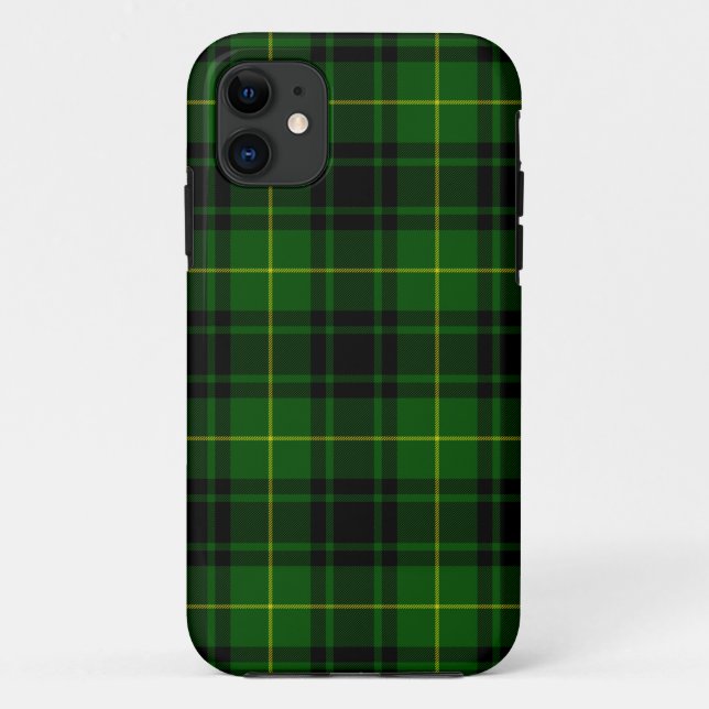 Funda De Case-Mate Para iPhone Melocotonería tartan de MacArthur (Reverso)