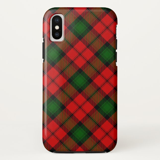 Funda De Case-Mate Para iPhone Melocotonus tartan (Reverso)