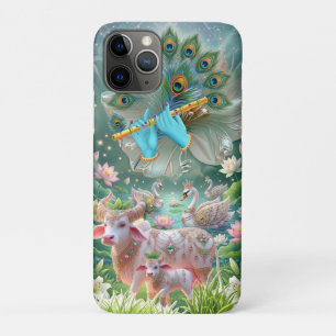 Funda Para iPhone 11 Pro Melodía Divina del Señor Krishna: Flauta Sagrada,