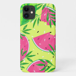 Funda Para iPhone 11 Melón de agua de verano ramas Semillas brillantes 