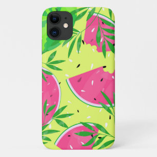 Funda Para iPhone 11 Melón de agua de verano ramas Semillas brillantes 