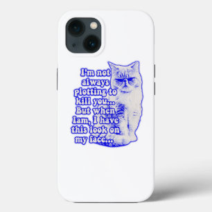 Funda Para iPhone 13 Meme de gato gracioso para propietarios de gatos y
