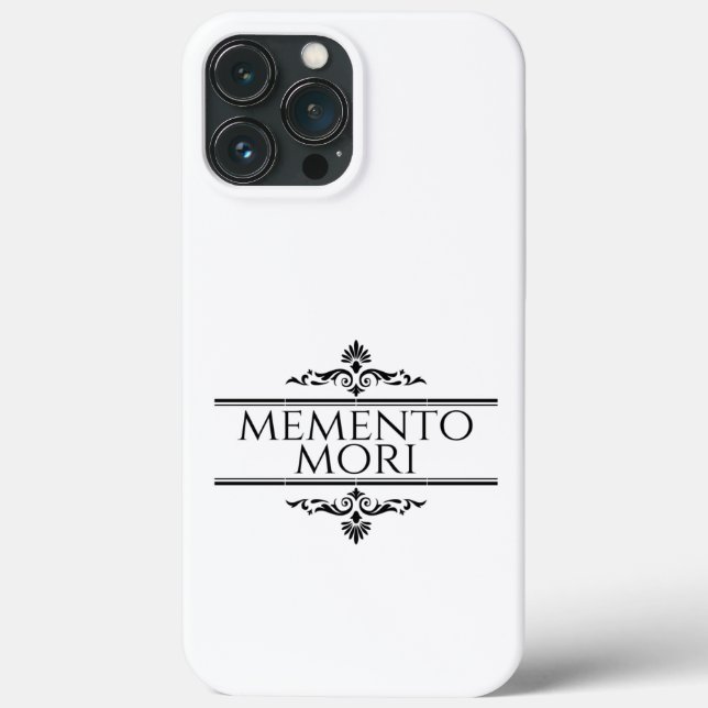 Funda De Case-Mate Para iPhone Memento Mori (Reverso )