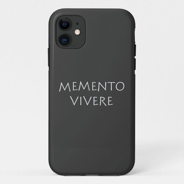 Funda De Case-Mate Para iPhone Memento vivere (Reverso)