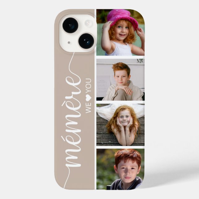 Funda De Case-Mate Para iPhone Mémère 4 Foto (Reverso )