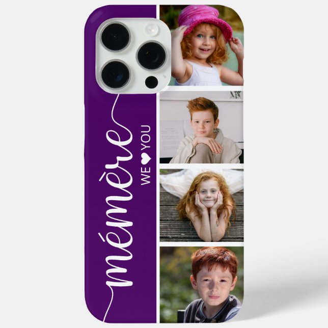 Funda De Case-Mate Para iPhone Mémère 4 Foto (Reverso )