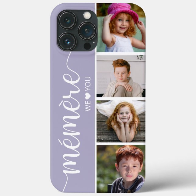 Funda De Case-Mate Para iPhone Mémère 4 Foto (Reverso )
