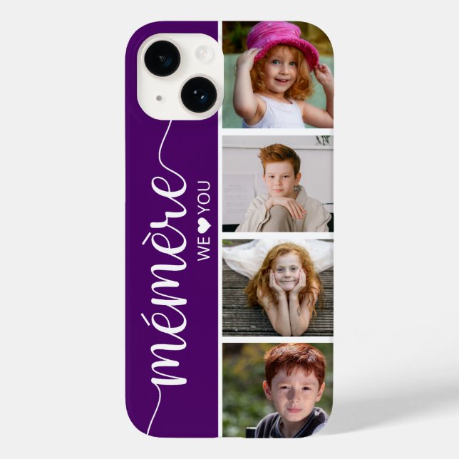 Funda De Case-Mate Para iPhone Mémère 4 Foto (Reverso )