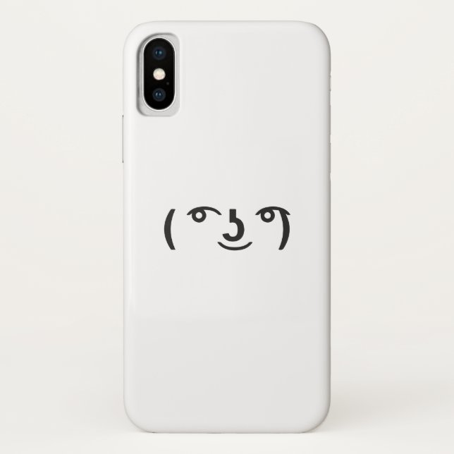 Funda De Case-Mate Para iPhone Memes de Lenny face ( ͡° ͜ʖ ͡°)  Emoji de texto (Reverso)
