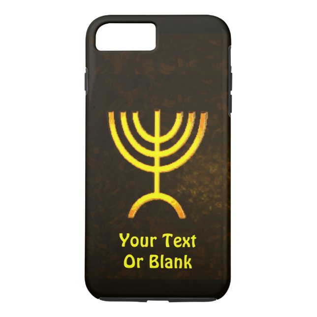 Funda De Case-Mate Para iPhone Menorah Flame (Reverso)