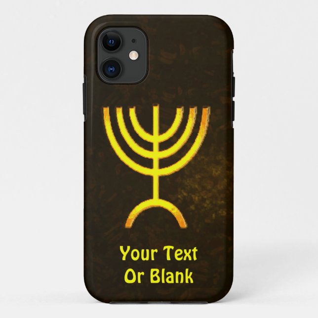 Funda De Case-Mate Para iPhone Menorah Flame (Reverso)