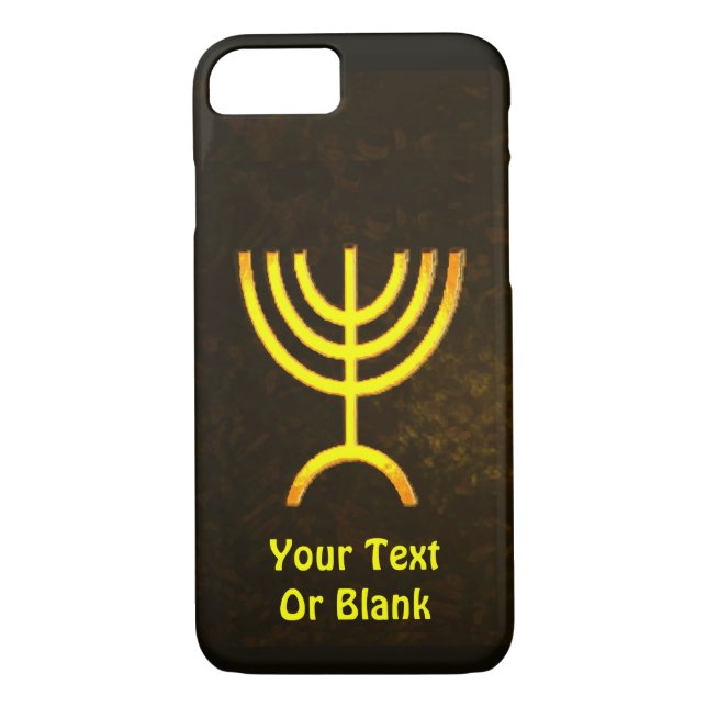 Funda De Case-Mate Para iPhone Menorah Flame (Reverso)