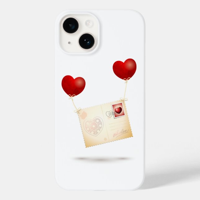 Funda De Case-Mate Para iPhone Mensaje de amor (Reverso )