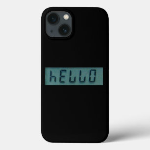 Funda Para iPhone 13 Mensaje de saludo electrónico en pantalla