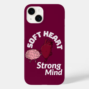 Funda Para iPhone 14 De Case-Mate Mente fuerte del corazón suave Ca de teléfono de