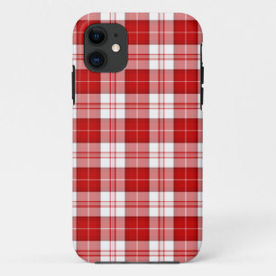 Funda Para iPhone 11 Menzis tartán platillos rojos