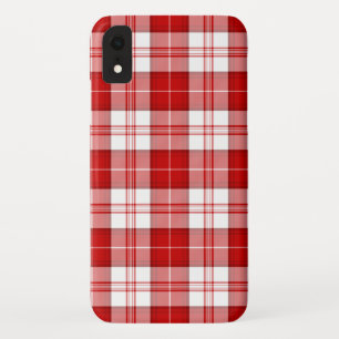 Funda Para iPhone XR Menzis tartán platillos rojos